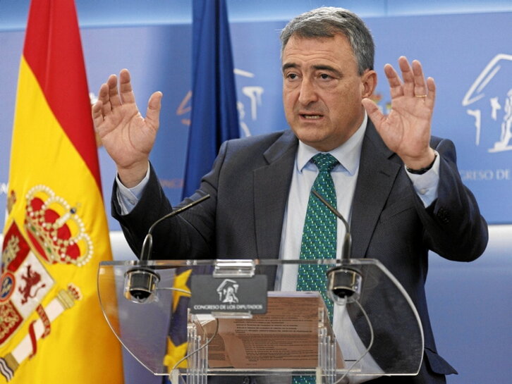 Aitor Esteban, portavoz del PNV en el Congreso.