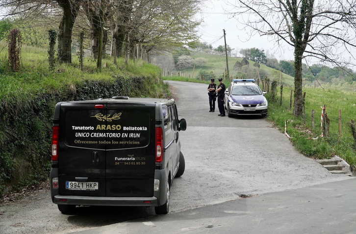 La Ertzaintza restringe el acceso a la zona en la que ha ocurrido el suceso.
