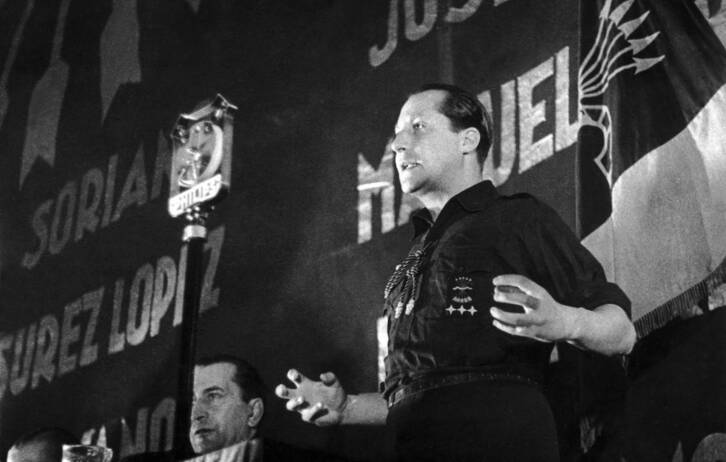 Jose Antonio Primo de Rivera, Falangeren sortzailea.