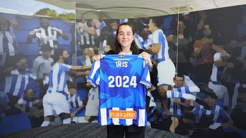 Iris Arnáiz disputará su tercera temporada con la camiseta txuriurdin.
