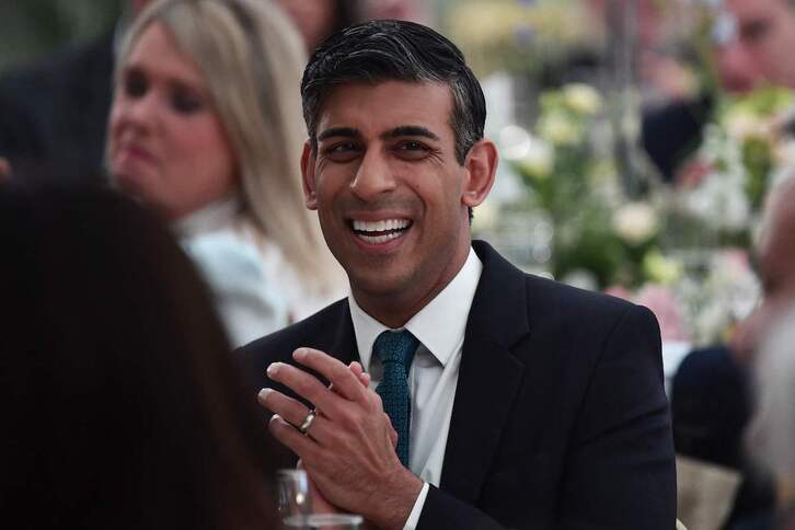 El primer ministro británico, Rishi Sunak.