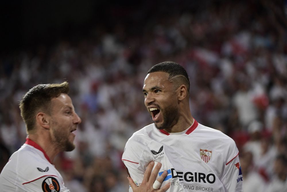 En Nesyri ha marcado cinco goles en los seis partidos con Mendilibar. (Cristina QUICKLER / AFP)