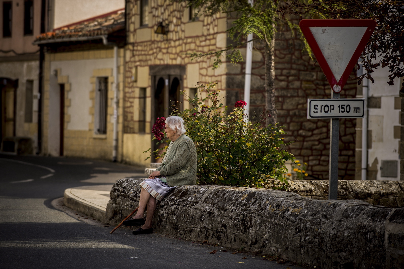 Imagen de archivo de una anciana en Espejo, en la cuadrilla de A&ntilde;ana. (Jaizki FONTANEDA/FOKU)