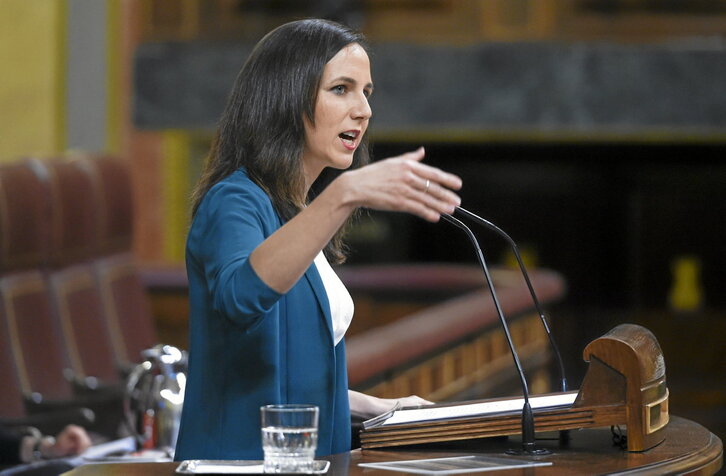 Ione Belarra, ministra de Derechos Sociales y Agenda 2030.