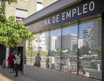 Gasteizko enplegu bulego bat.