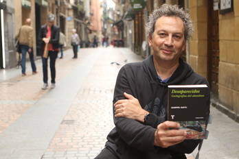 El sociologo y profesor de la UPV-EHU, Gabriel Gatti ha presentado recientemente su libro «Desaparecidos. Cartografías del abandono».