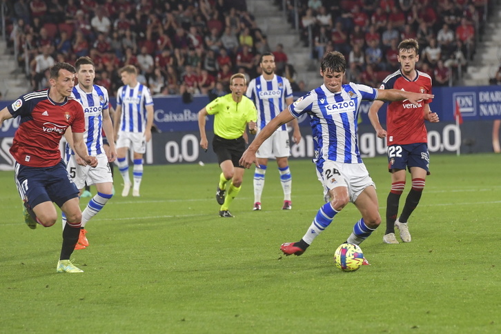 Le Normand y Zubeldia jugaron un gran partido ante Osasuna.