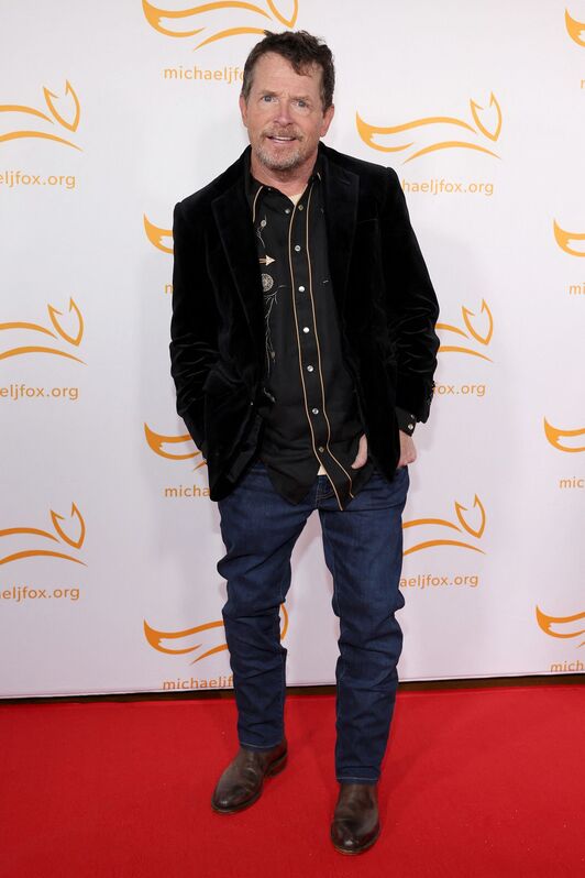 Michael J. Fox en Nashville, en una fiesta recaudatoria de su fundación.