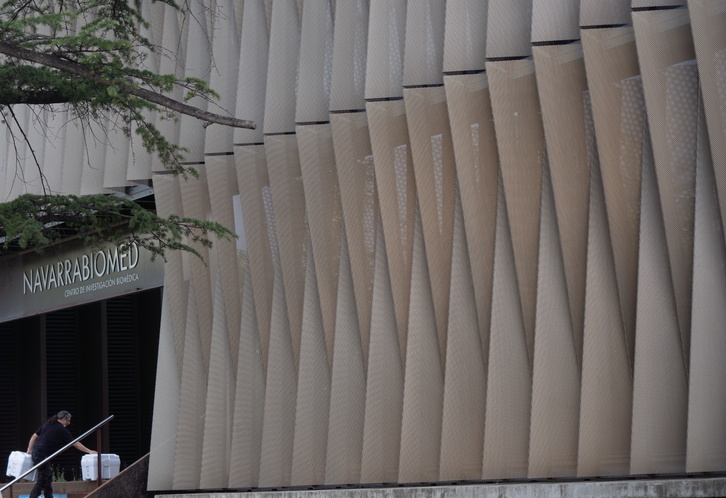 El edificio del Centro de Investigación NavarraBiomed. 