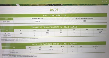 La web de Ekondakin sigue mostrando que Zubieta no genera energía ni emisiones.