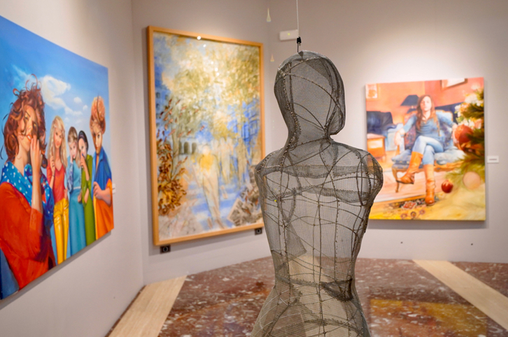 ‘XXI. mendeko emakume artistak. Hemen gaude’ erakusketa, irudian.