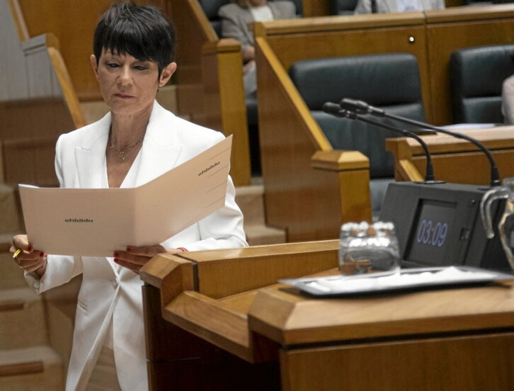 Maddalen Iriarte, en su última intervención.