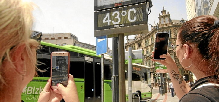 2022 fue el año más cálido en Araba, Bizkaia y Gipuzkoa desde que existen registros.