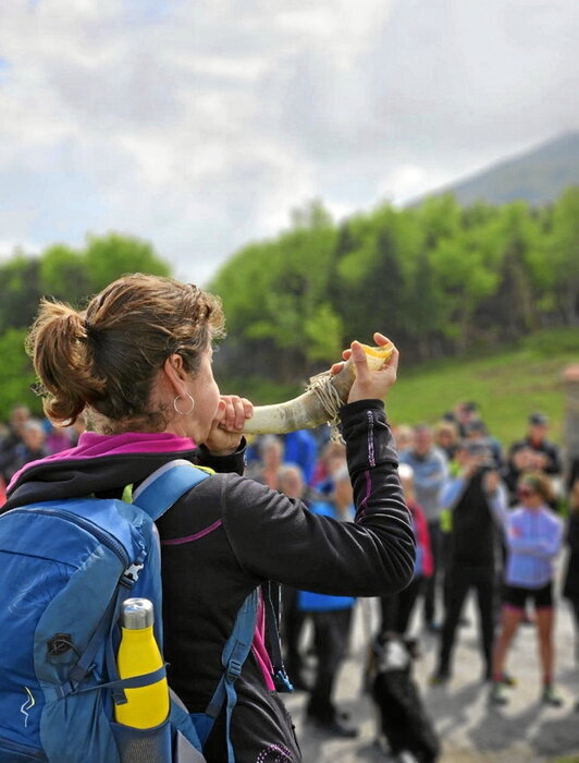 Acción de EH Bildu en Bizkaia.