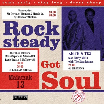 Keith & Tex eta Rudy Mills kontzertuaren kartela