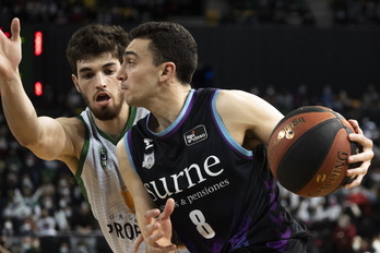 Álex Reyes se ha mostrado satisfecho por haber llegado al centenar de partidos en la ACB.