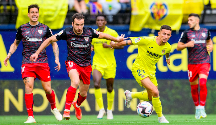 Lekue hamaikakoan sartu zen Vila-realen kontra. (@AthleticClub)