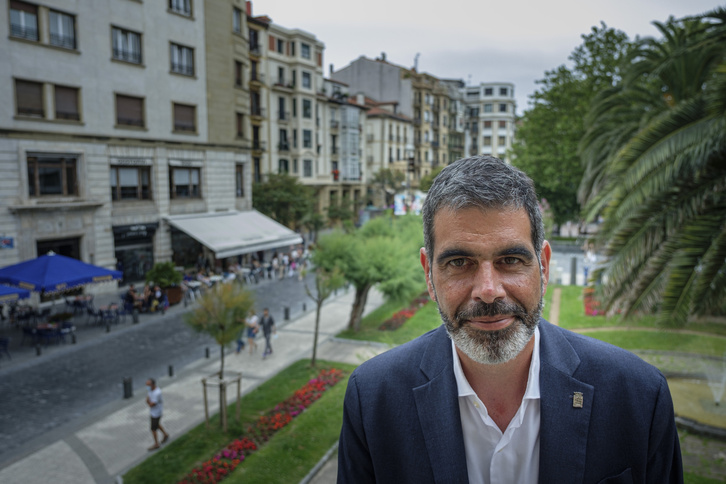 Eneko Goia, candidato del PNV a la alcaldía de Donostia.