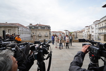 Hauteskunde ekitaldi bat Gasteizen.
