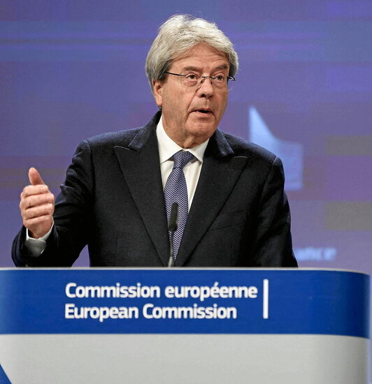 Paolo Gentiloni, comisario europeo de Economía.