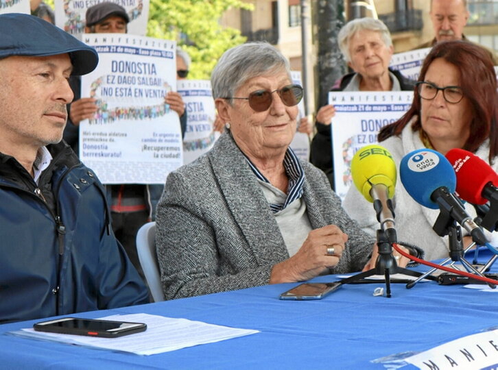 Mobilizaziora deitzeko egindako agerraldia.