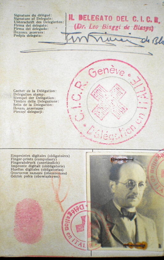 Eichmannen paperak, Ricardo Klement izen faltsuarekin.