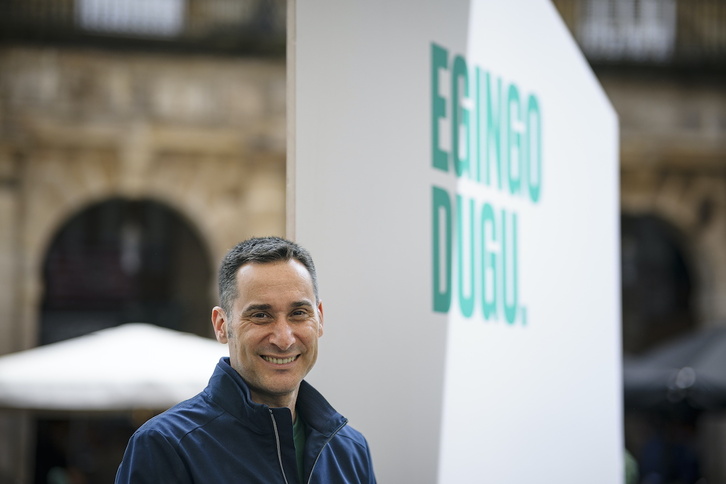 Iker Casanova, Bizkaiko ahaldun nagusigaia, EH Bilduren kanpaina ekitaldi batean.