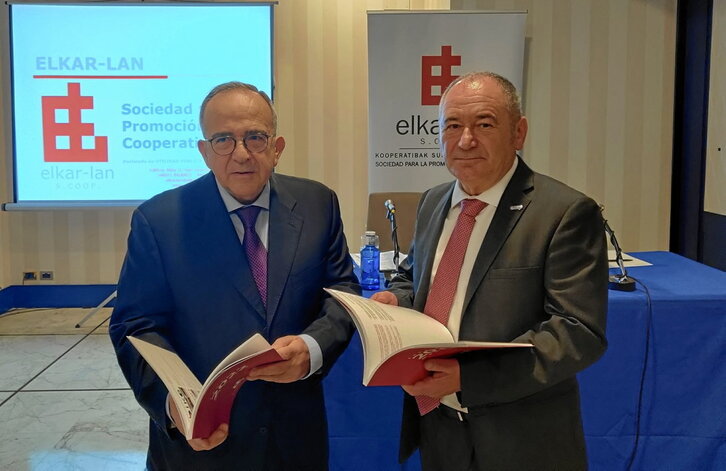 Presentación del informe anual de Elkar-Lan en Bilbo.