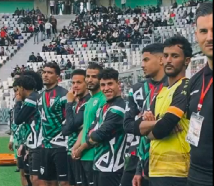 Jugadores de la selección del Sáhara Occidental.