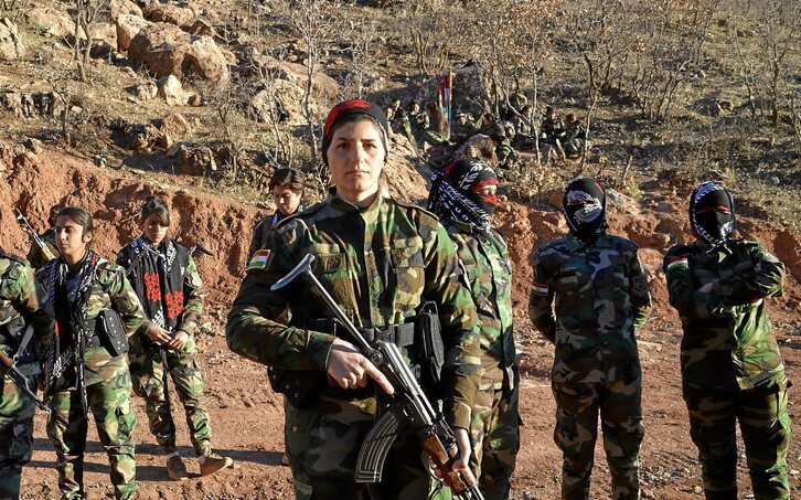 Ema, comandante de Partido por la Libertad del Kurdistán (PAK). Fotografías: Zahida Membrado