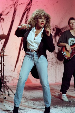 Tina Turner, en un concierto ofrecido en París en 1989.