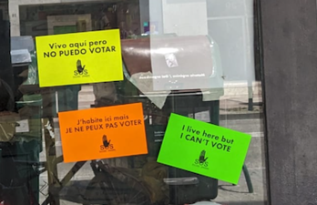 Durante las últimas semanas, se han podido ver carteles de este tipo en Iruñea.