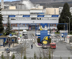 Fábrica de Michelin en la zona norte de Gasteiz.