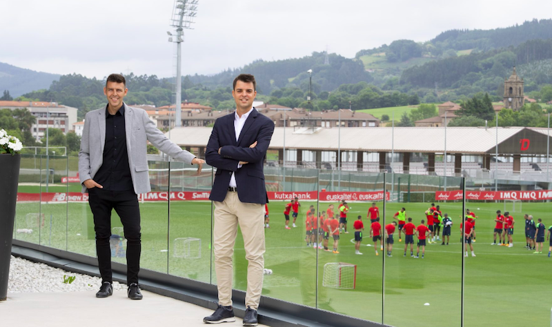 Sergio Navarro y Mikel González son los máximos responsables deportivos del club rojiblanco. (@AthleticClub) Sergio Navarro y Mikel González son los máximos responsables deportivos del club rojiblanco. (@AthleticClub)