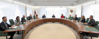 Reunión del Consejo de Gobierno de Lakua celebrada ayer en la sede de Lehendakaritza.