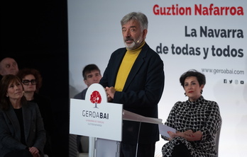 Koldo Martínez ha anunciado que Geroa Bai votará a favor de Asiron en Iruñea.