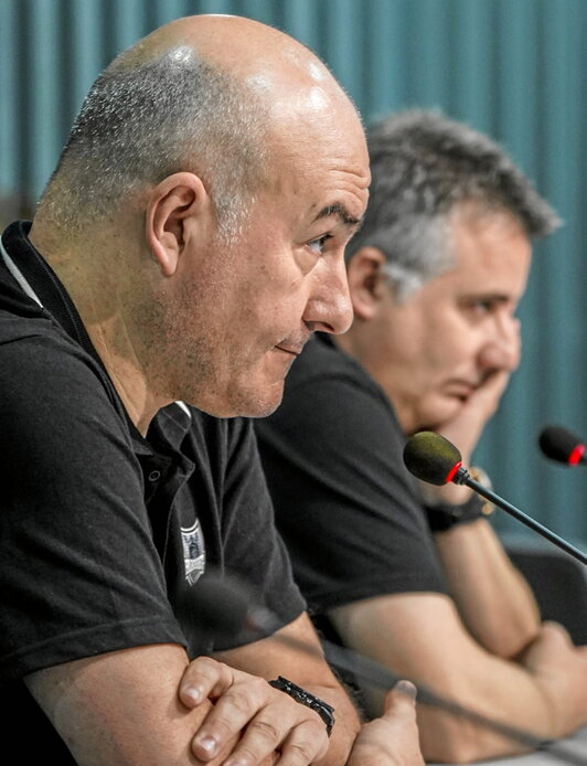 El tándem formado por Ponsarnau y Pueyo.