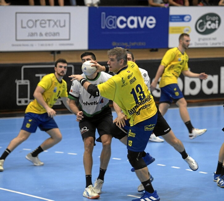 Julen Aginagalde, aurtengo partida batean.