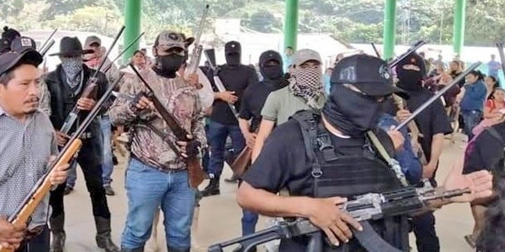 Imagen de archivo de autodefensas indígenas en Chiapas.