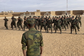 En la academia militar del Polisario