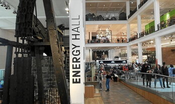 London Science Museum barruan hartutako irudi bat.