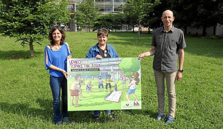 Hik Hasiko udako ikastaroen aurkezpena, Donostian. Uztailaren 3tik 5era egingo dira aurten.