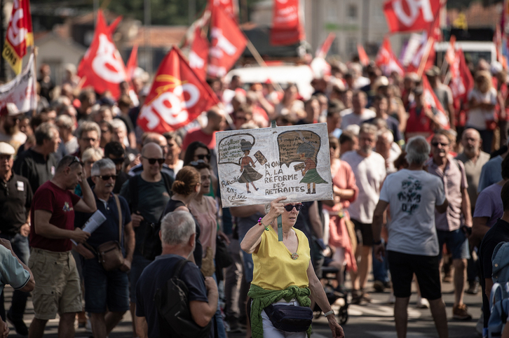 La marcha de Baiona ha reunido a 6.000 personas.