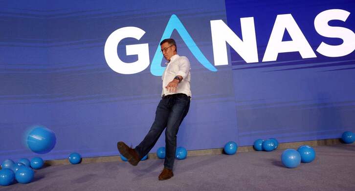 Núñez Feijóo, en un acto durante la reciente campaña.