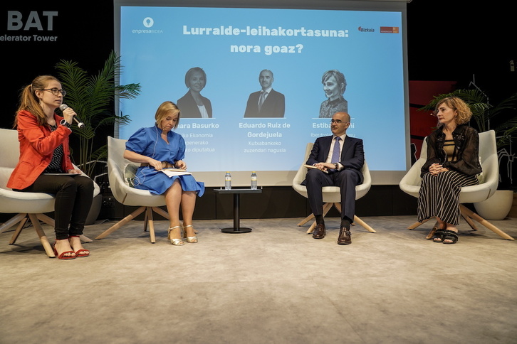 ‘Lurralde lehiakortasuna. Nora goaz?’ mahai-ingurua Bilbon.