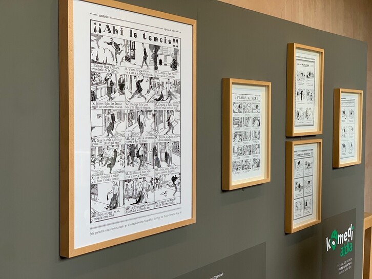 Primeras viñetas con la imagen de Celedón, publicadas en 1923.