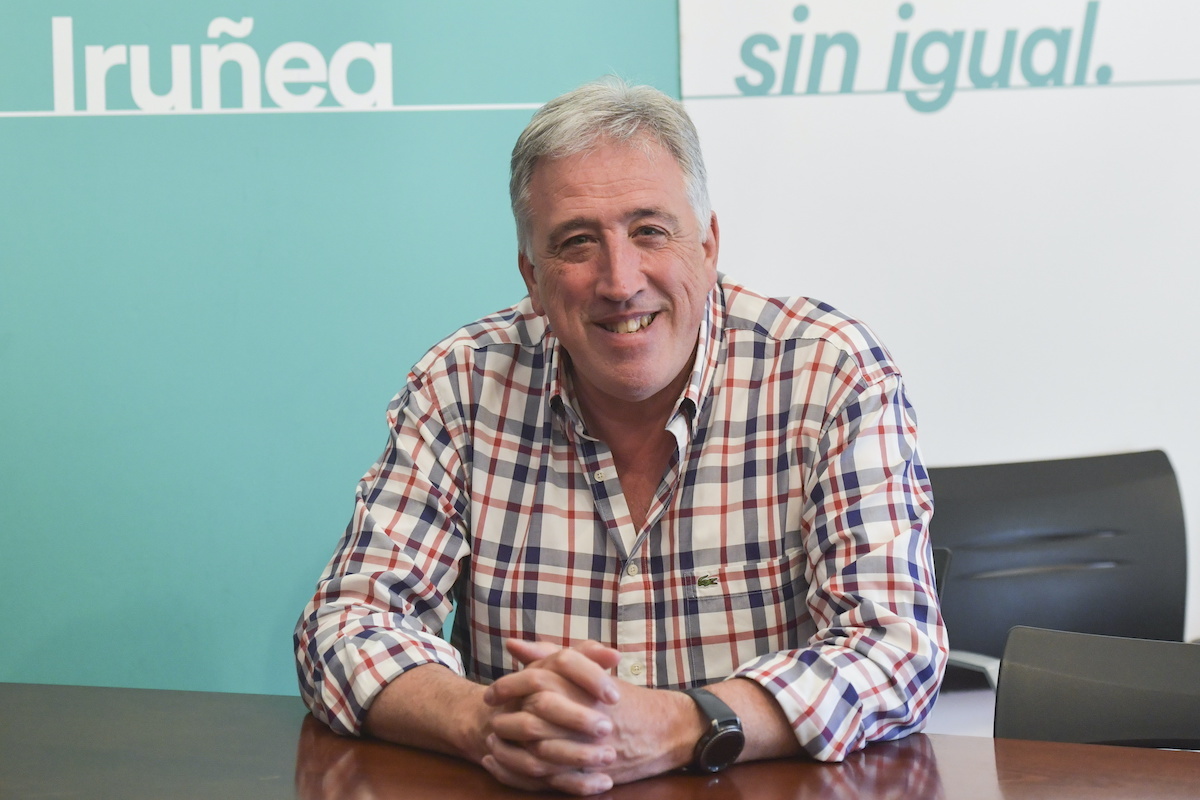 Joseba Asiron, en el Ayuntamiento de Iruñea. (Idoia ZABALETA/FOKU)