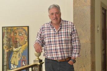 Joseba Asiron, alcaldable de EH Bildu en Iruñea. 