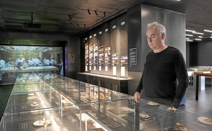 Ferran Adrià en las instalaciones del museo. Fotografía: Pepo Segura