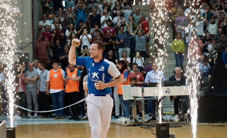 Aitor Elordi, Buruz Buruko txapeldun bihurtu zenean.